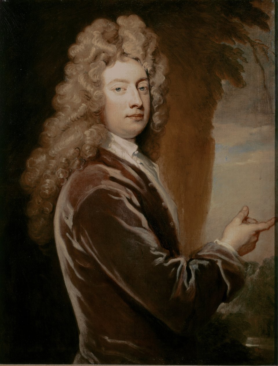 William Congreve, Portrait 1709 by Godfrey Kneller