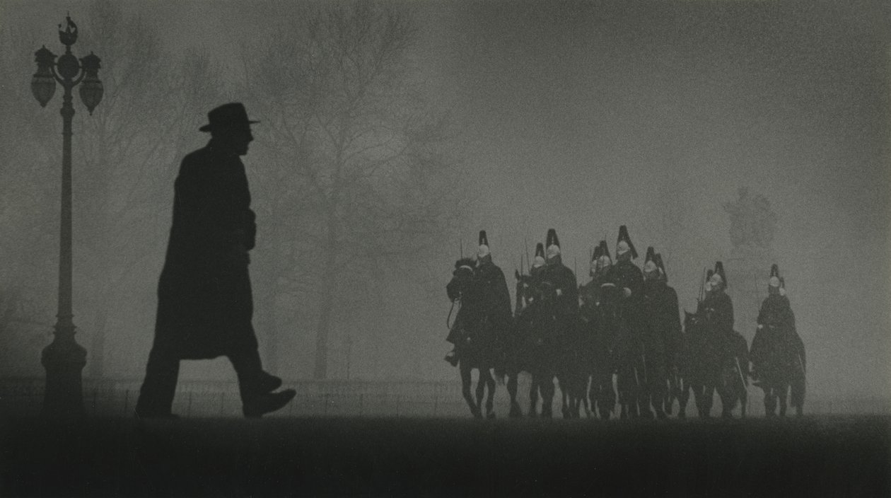Horse Guards in St. James Park, London by Godfrey Macdominic