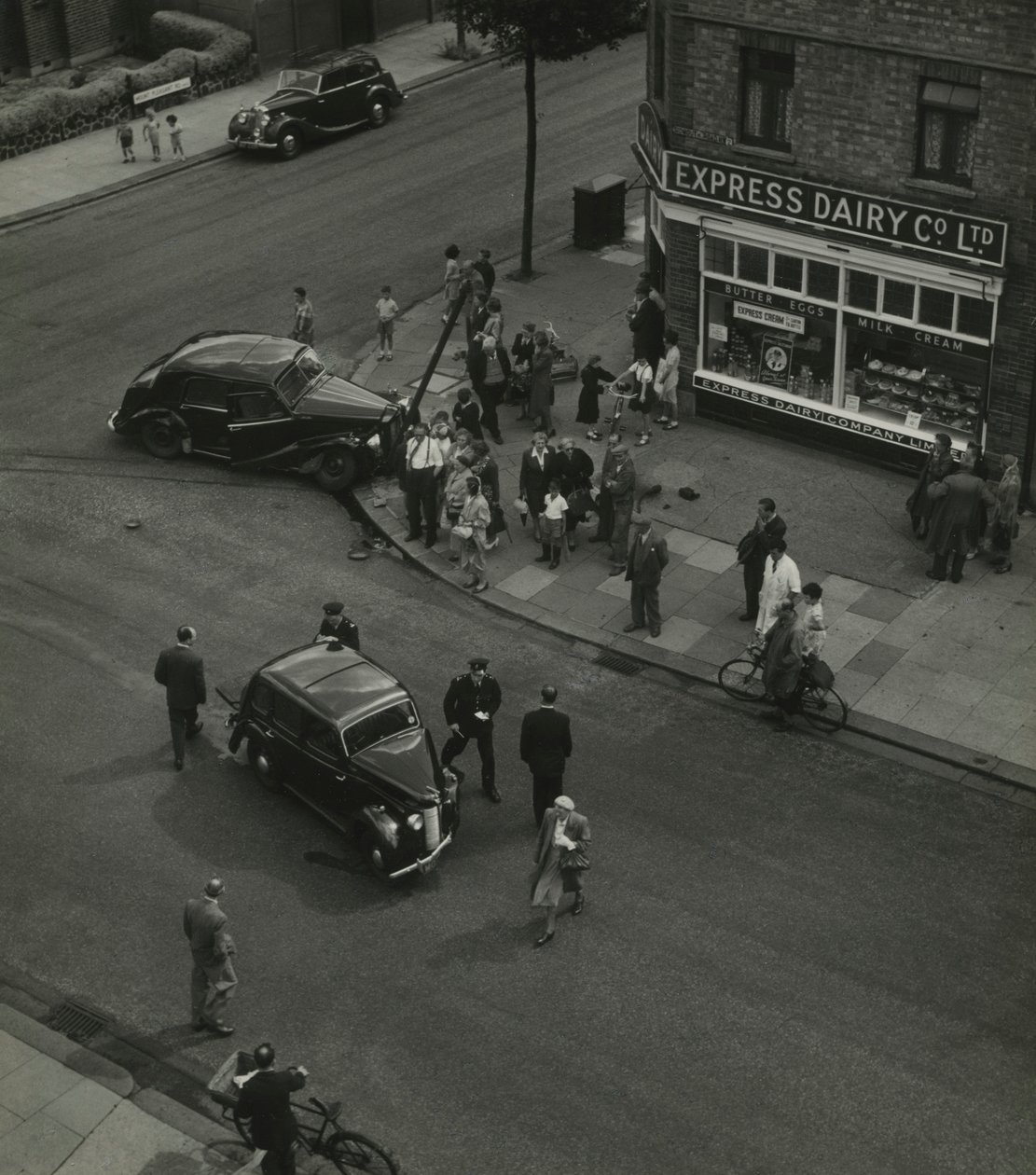 Street Scene in Sidmouth Road North London by Godfrey Macdominic