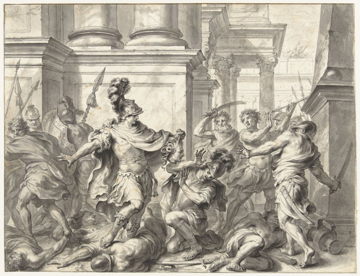 Perseus Shows the Head of Medusa by Godfried Maes