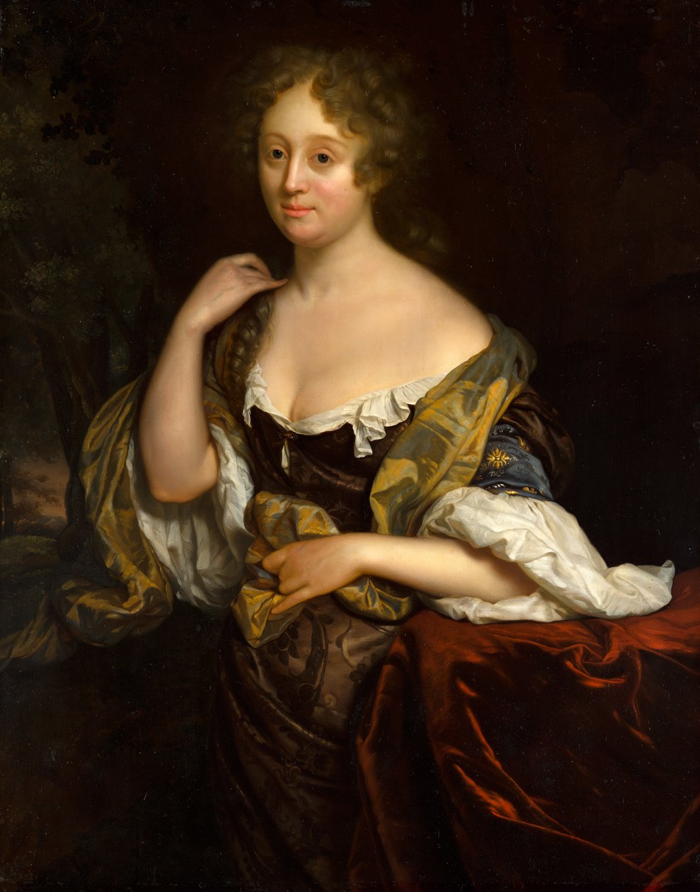 Portrait of Isabella Agneta Deutz by Godfried Schalcken