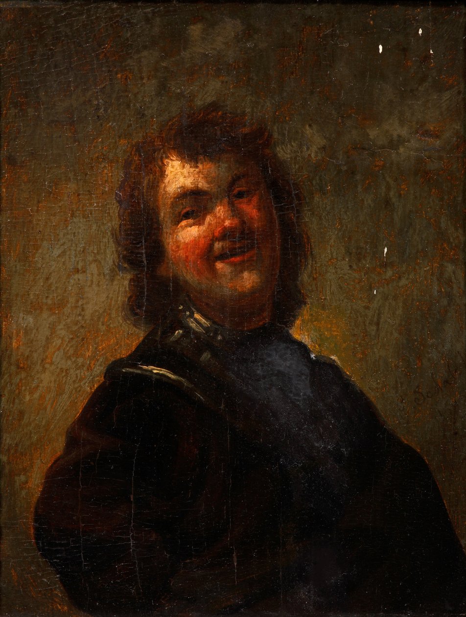 Rembrandt Laughing, 1658 by Godfried Cornelisz Schalcken
