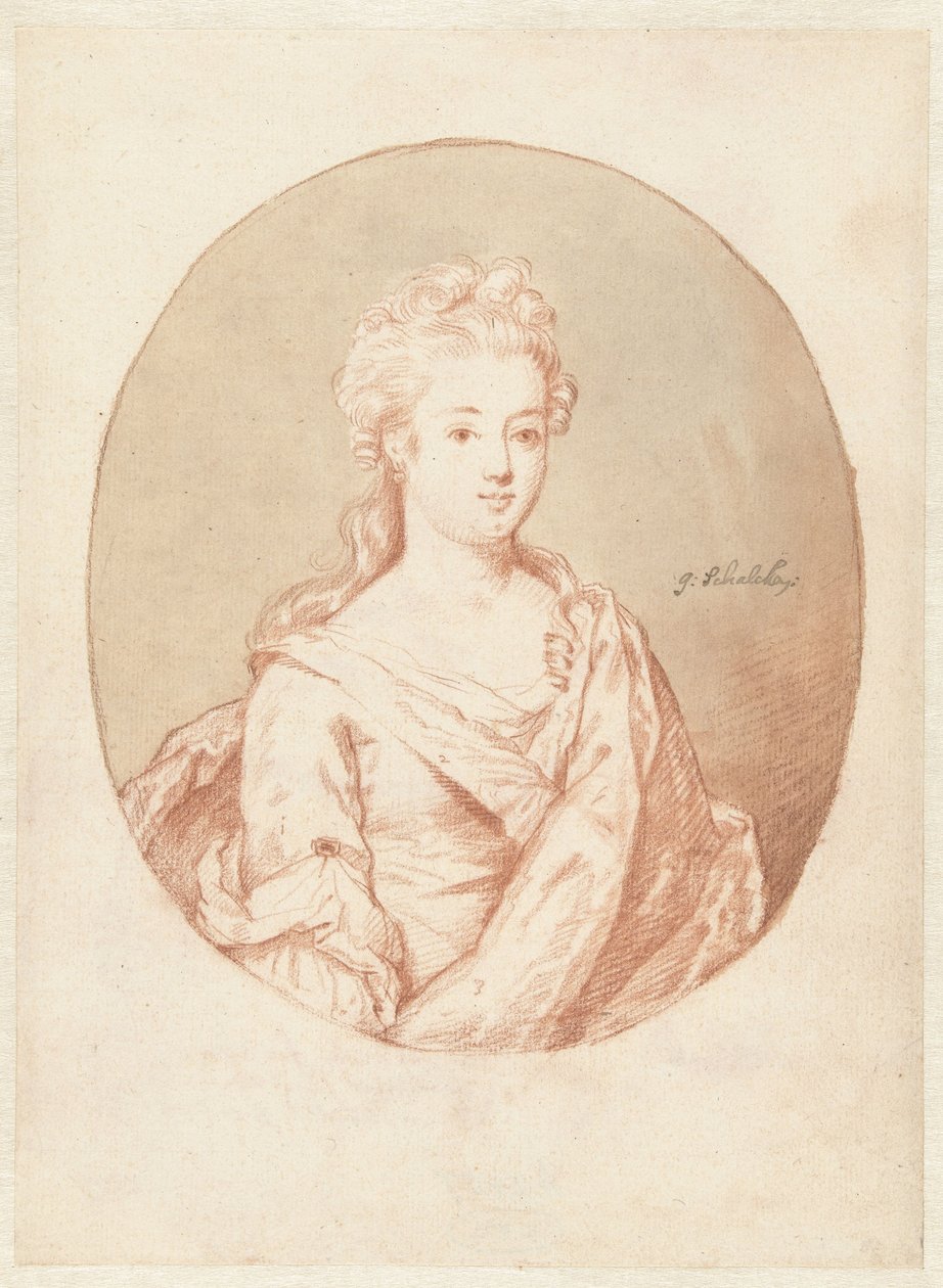 Bust of a Young Woman by Godfried Schalcken