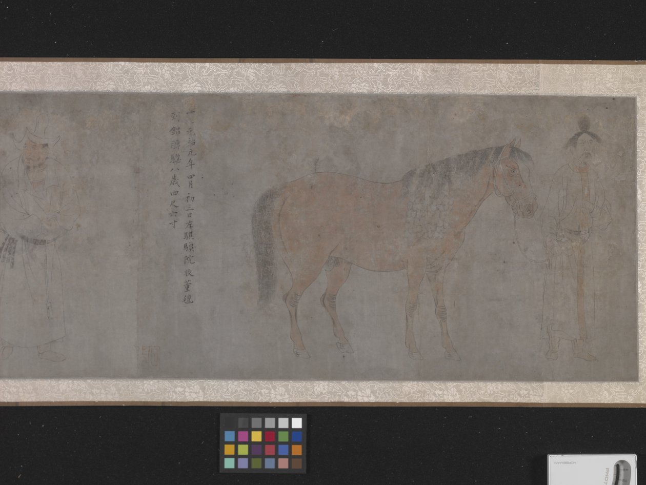 Five Tribute Horses by Gonglin Li