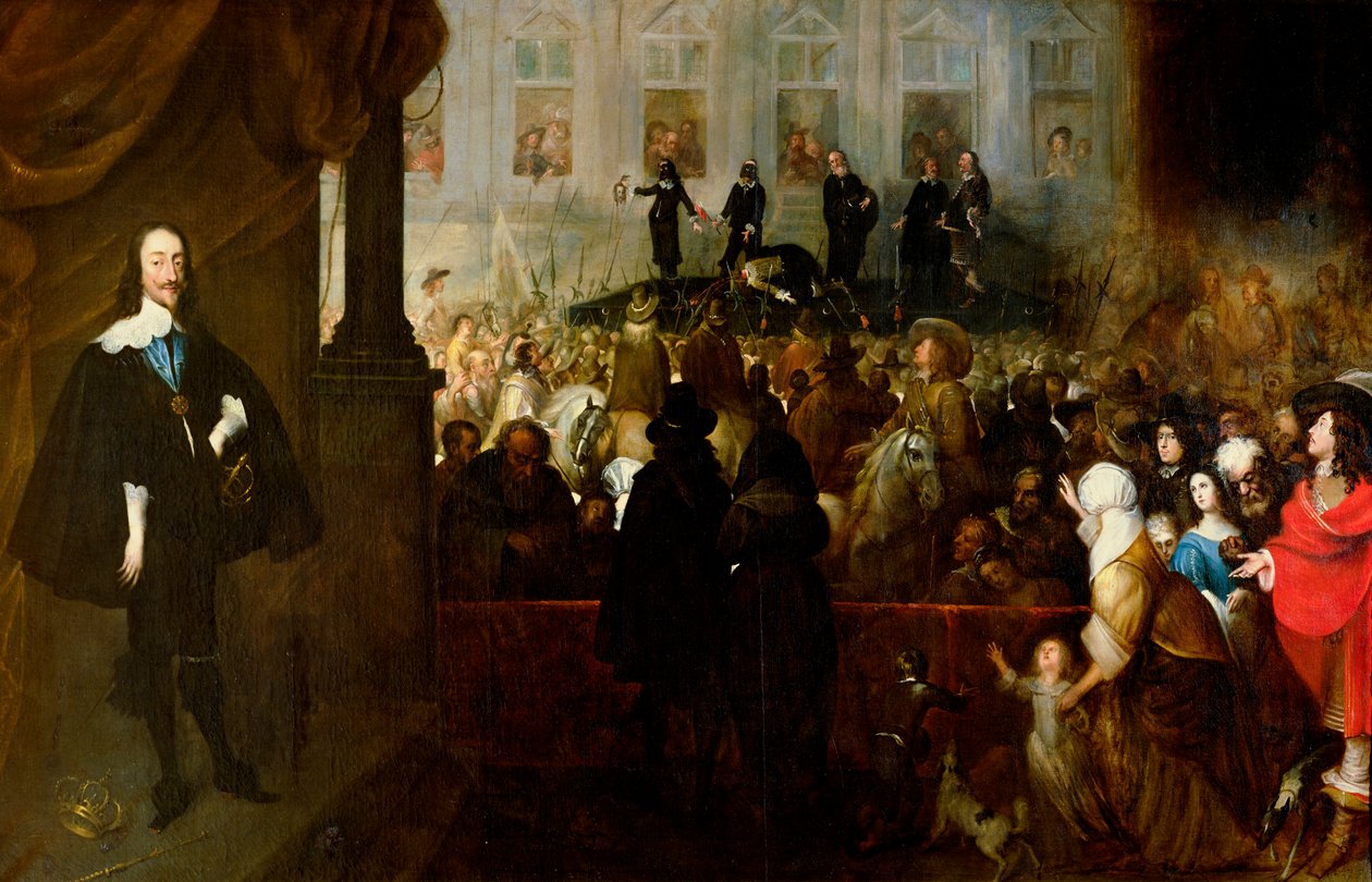 Execution of Charles I (1600-49) at Whitehall, January 30th, 1649 by Gonzales Coques