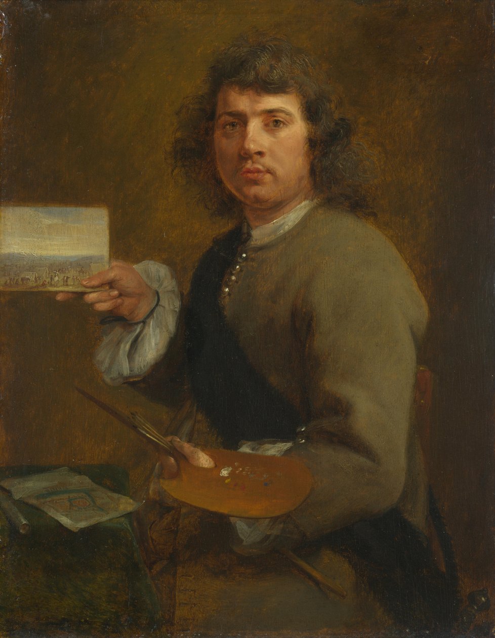Sight (Portrait of Robert van den Hoecke, before 1661) by Gonzales Coques
