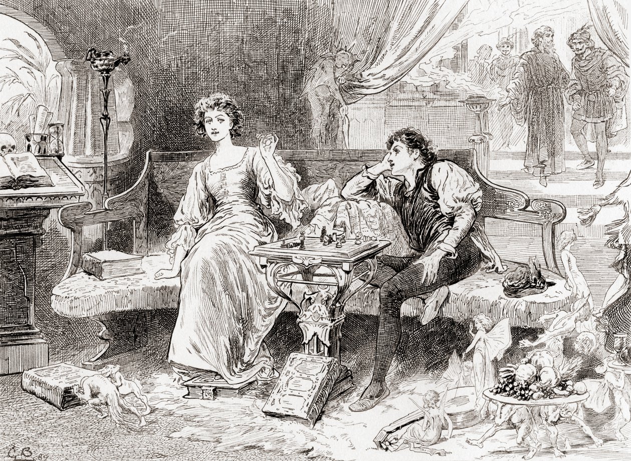 A scene from William Shakespeare