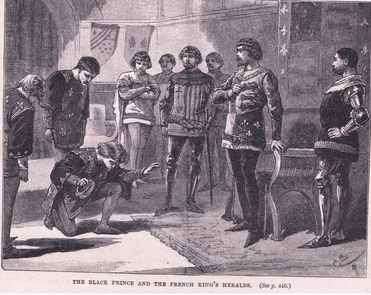 The Black Prince and the French king