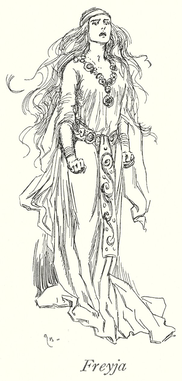 Freyja by Gordon Frederick (after) Browne