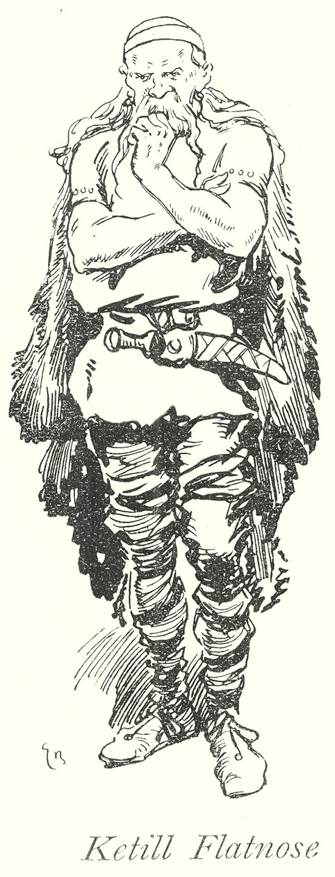 Ketill Flatnose by Gordon Frederick (after) Browne