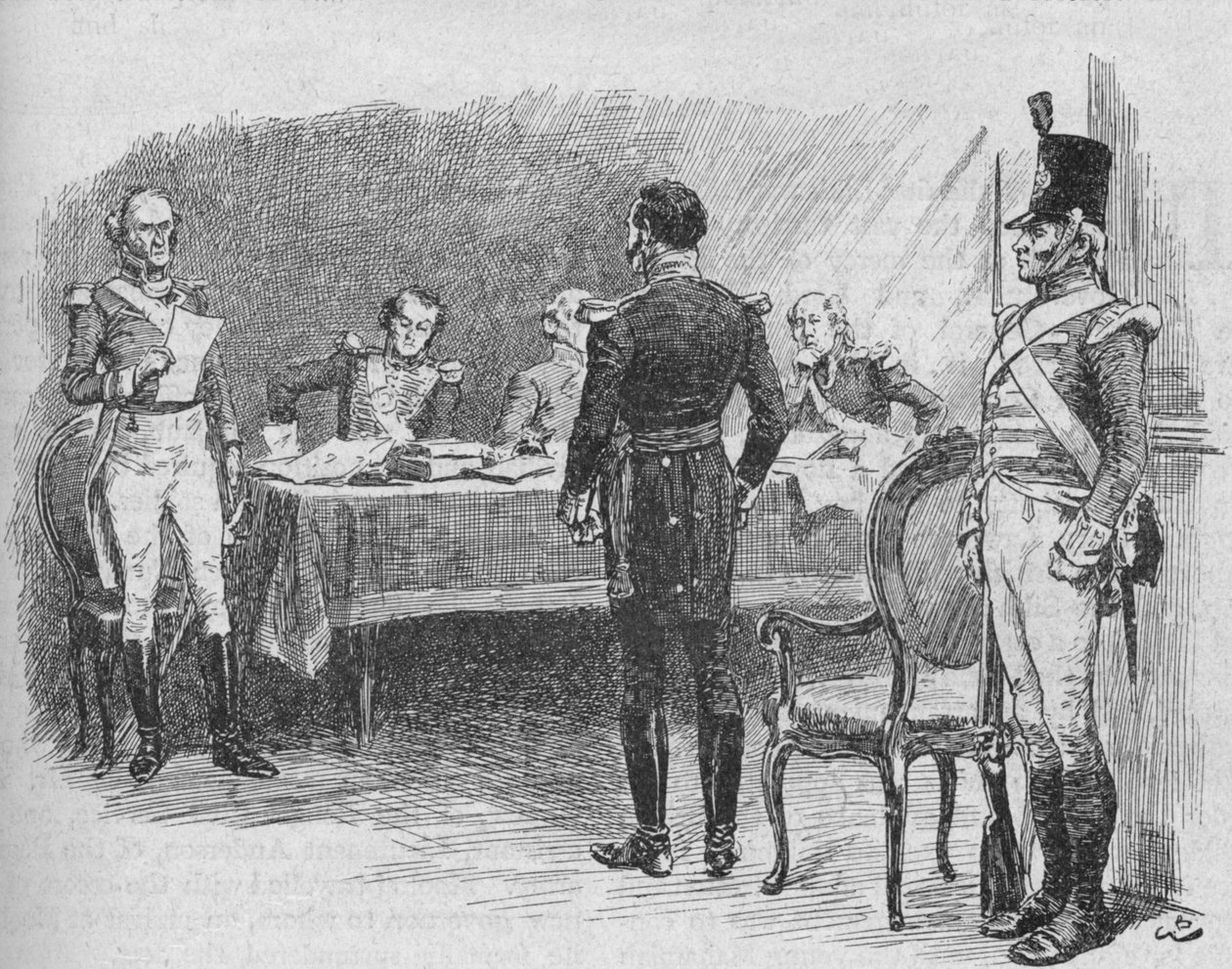 General Whitelocke Was Tried by Court-Martial, 1902 by Gordon Frederick Browne