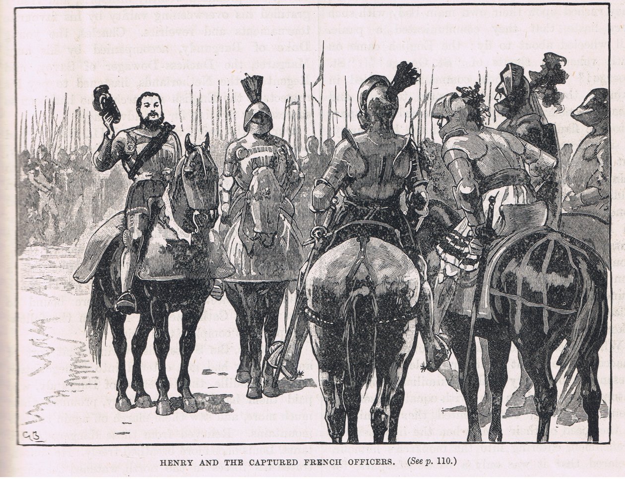 Henry and the captured French officers 1513 by Gordon Frederick Browne