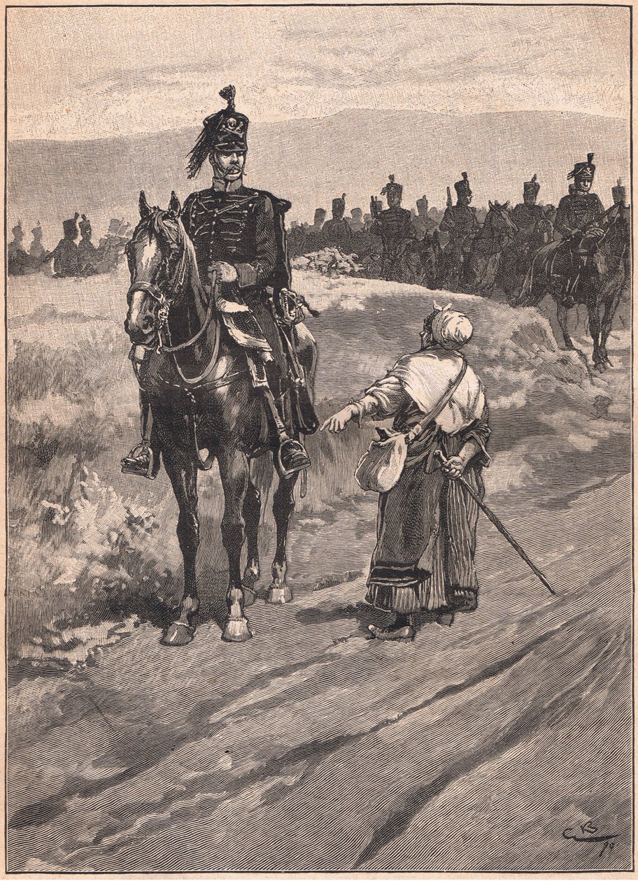 The Duke of Brunswick and His Hussars (the Black Brunswickers) AD 1810 by Gordon Frederick Browne