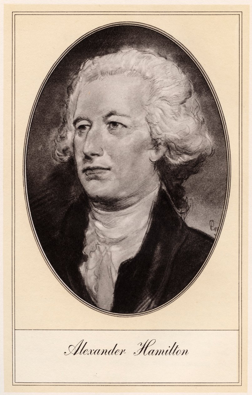Alexander Hamilton, American Politician, early 20th century by Gordon Ross