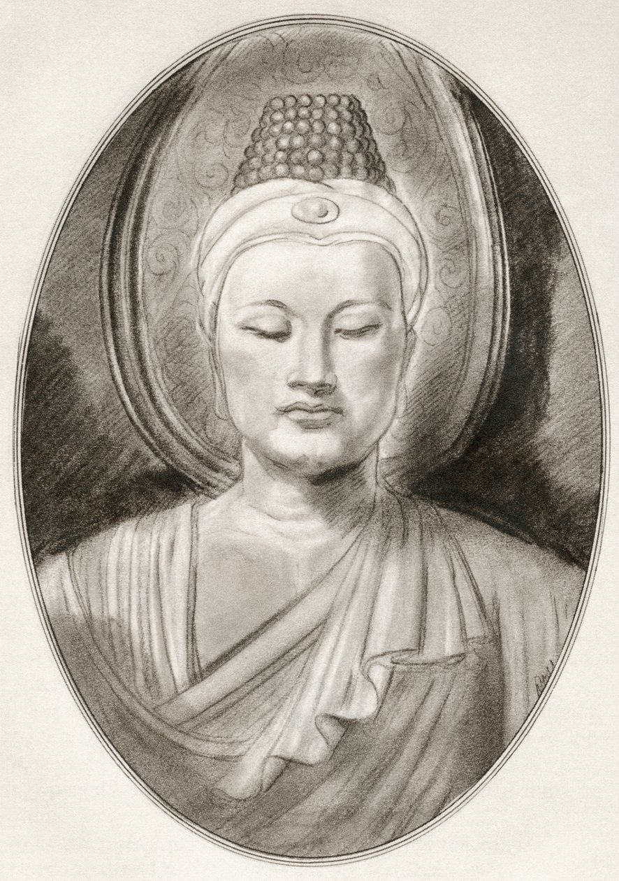 Gautama Buddha, aka Siddhartha Gautama, from Living Biographies of Religious Leaders by Gordon Ross