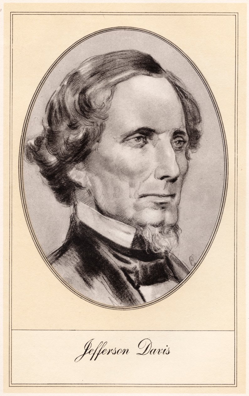 Jefferson Davis, American Soldier and Politician, Early 20th Century by Gordon Ross
