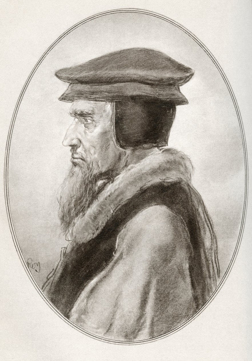 John Calvin, born Jehan Cauvin, from Living Biographies of Religious Leaders by Gordon Ross