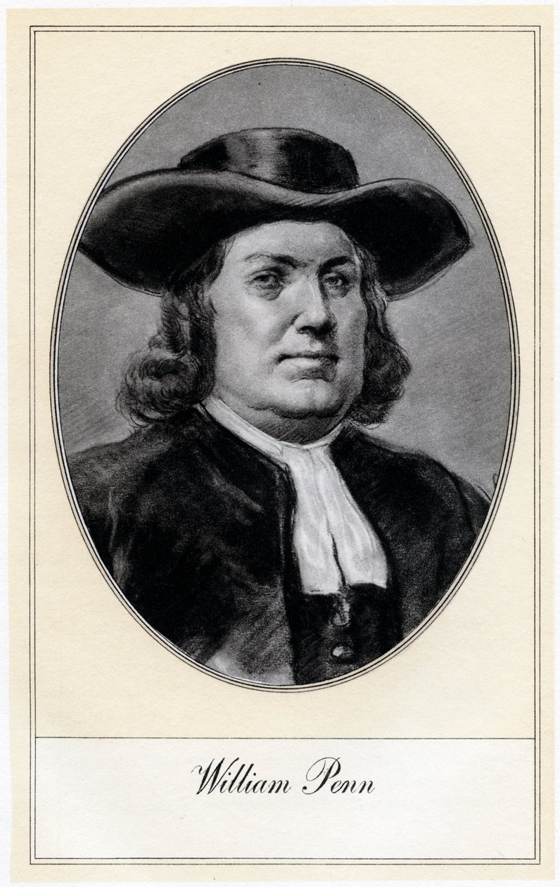 William Penn, founder of Pennsylvania by Gordon Ross
