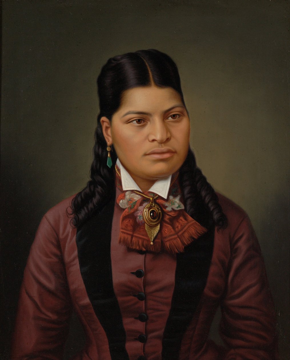 Maori Girl by Gottfried Lindauer
