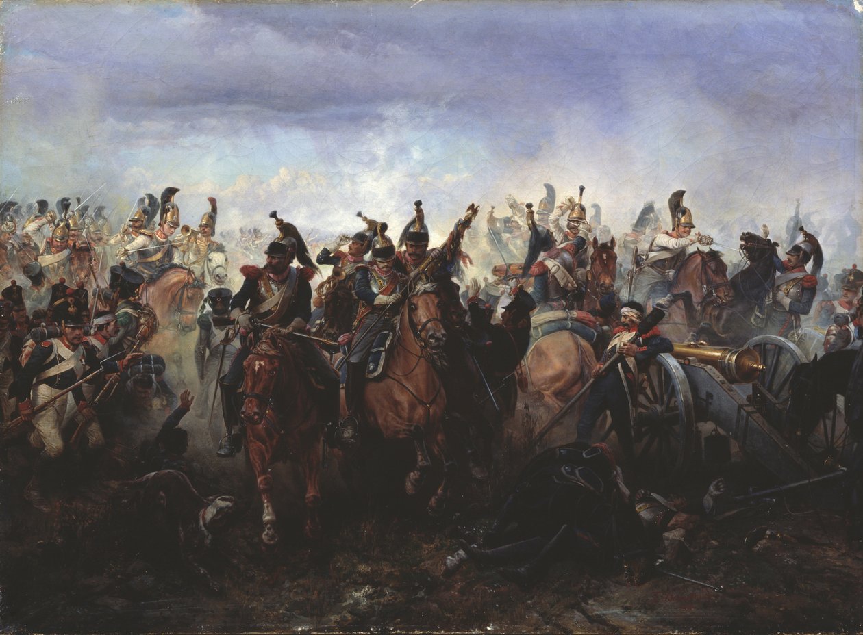 The Battle of Fer-Champenois on March 13, 1814 by Gottfried Willewalde