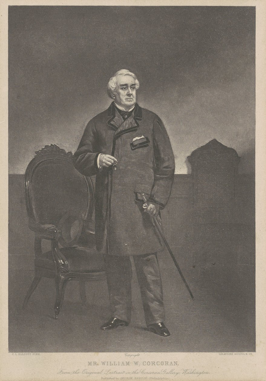 Mr. William W. Corcoran by Goupil and Company, after Charles Loring Elliott