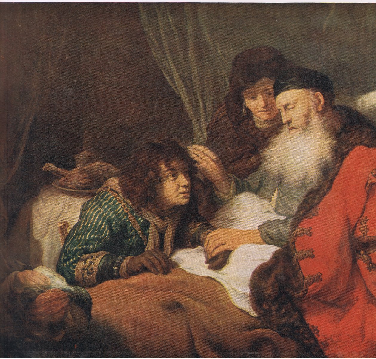 Isaac blessing Jacob by Govaert Flinck