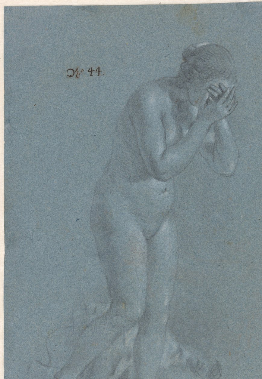 Standing Woman with Her Eyes Covered by Govert Flinck (attributed to)