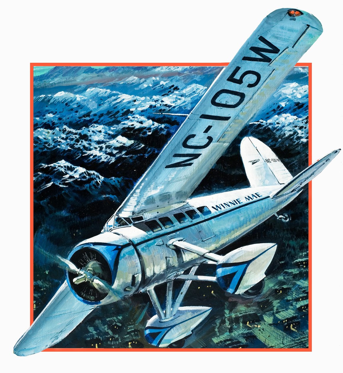 Wiley Hardemann Post Flying Winnie May Solo Round the World by Graham Coton