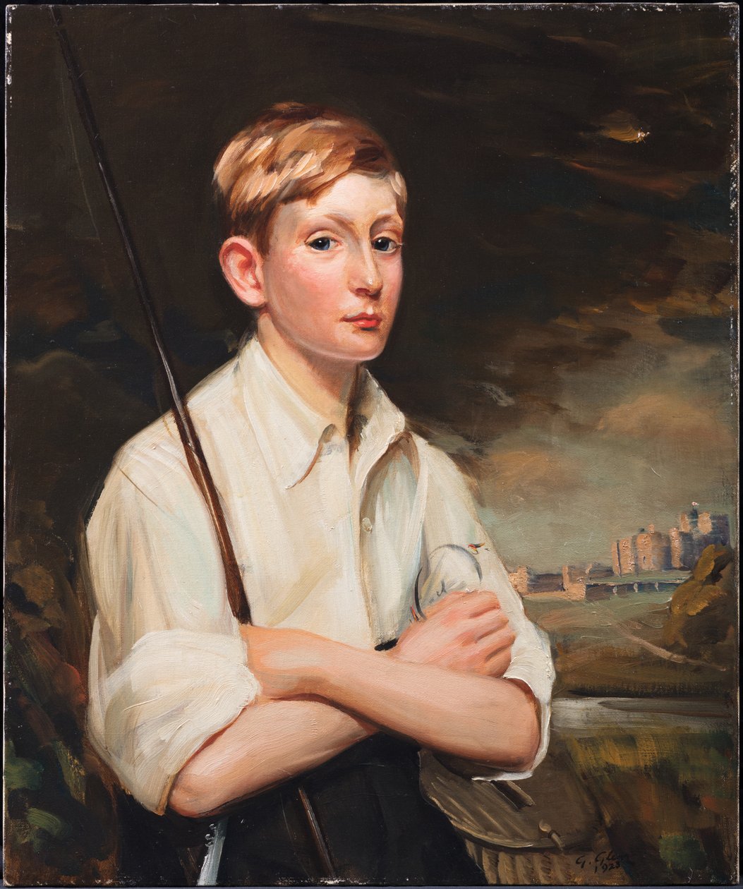 Portrait of Earl Percy, aged 11 by Graham Glen