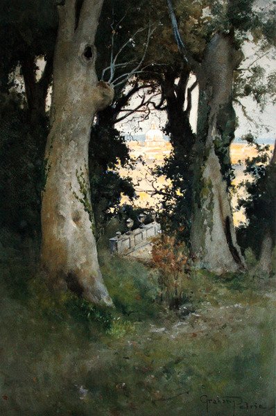 Corsini Gardens, Rome by Graham Petrie