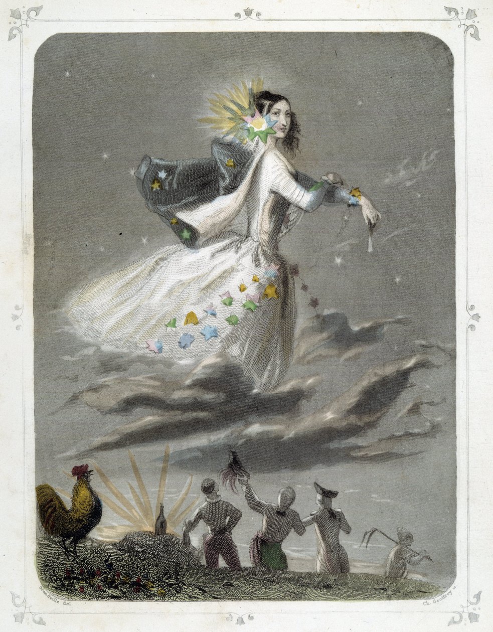 Stars: Woman Representing 