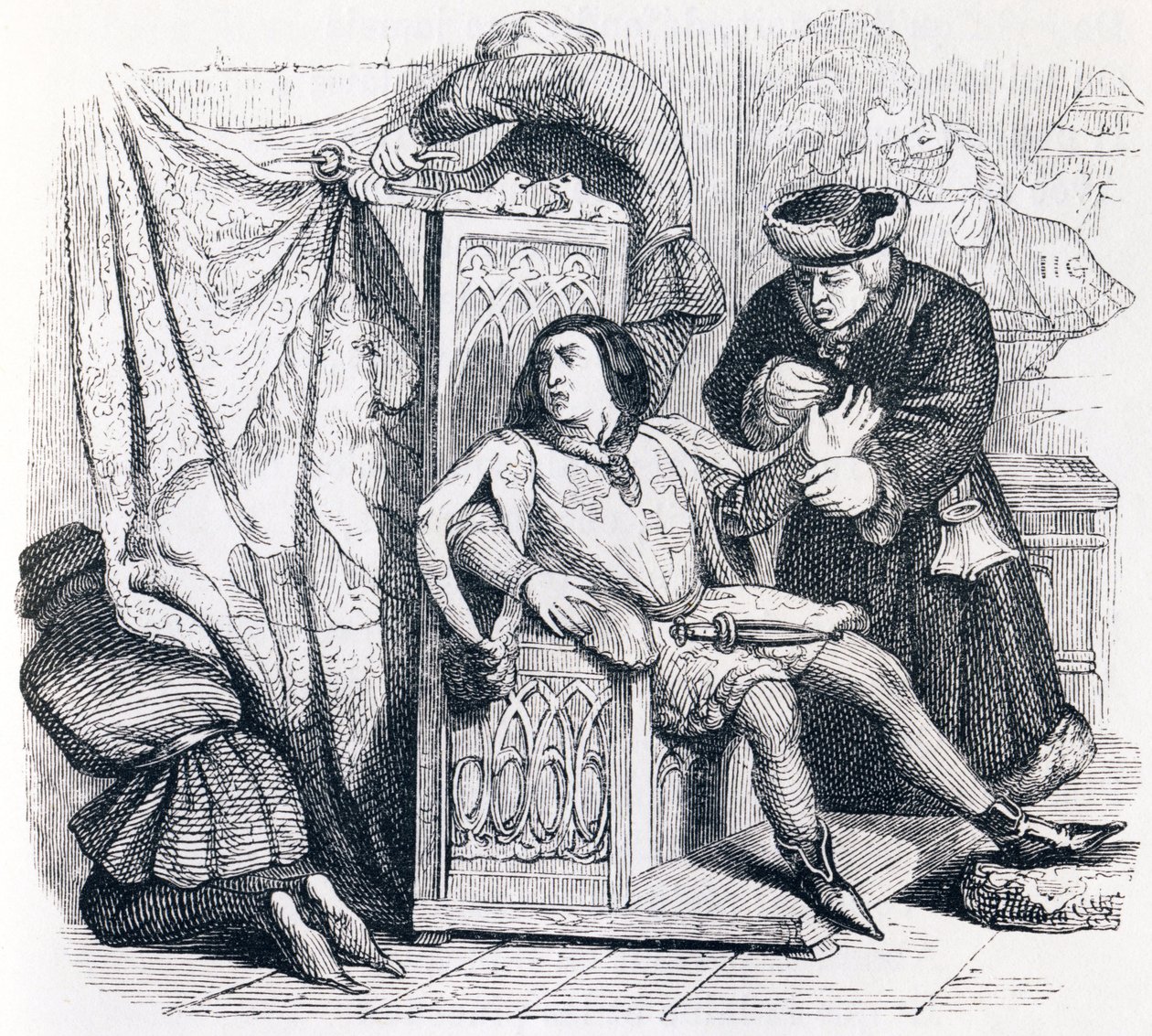 The Horoscope - Fables by La Fontaine by Grandville