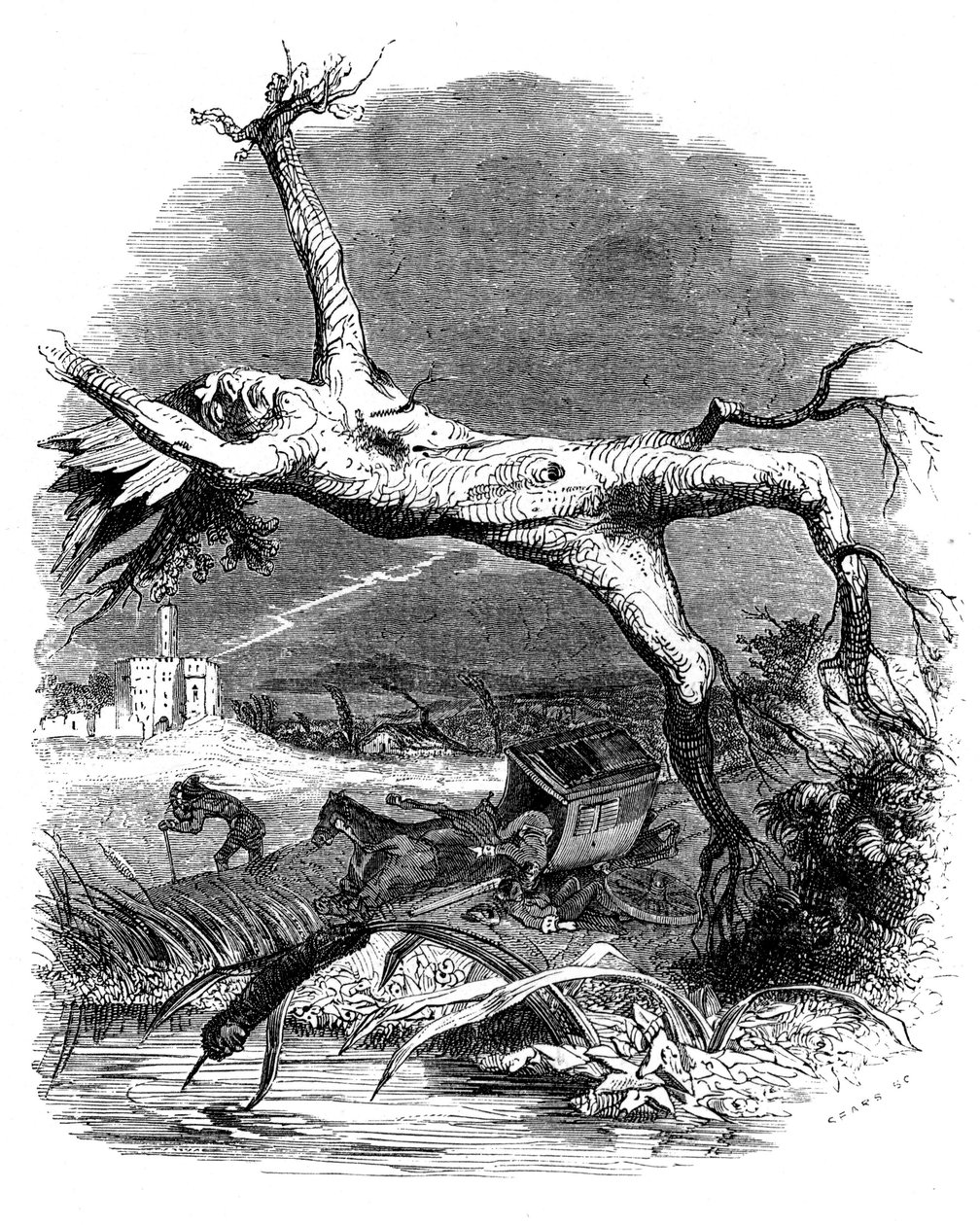 The Oak and the Reed: La Fontaine