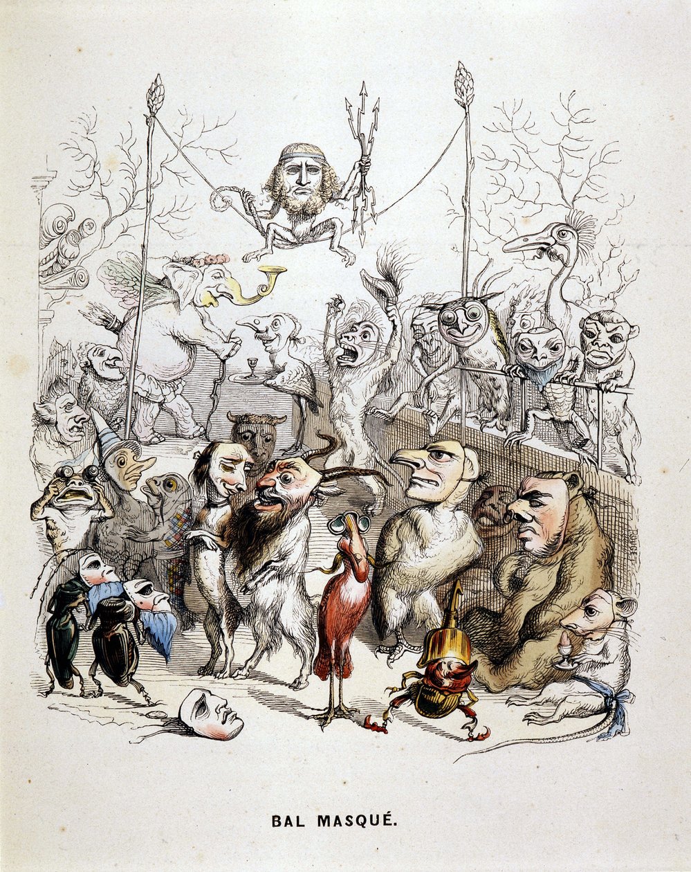 The Masked Ball of Animals - by Grandville by Grandville