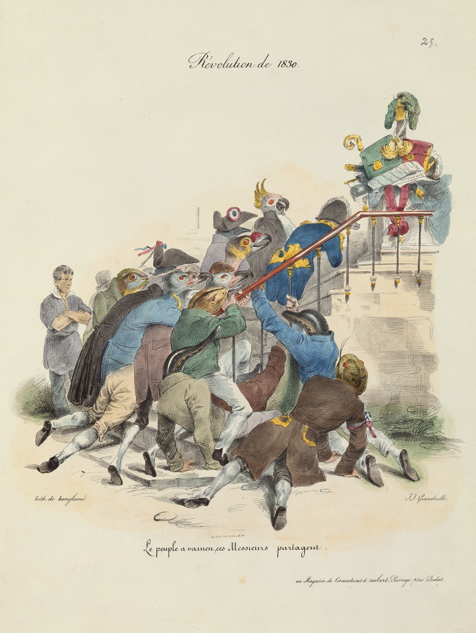 The Revolution of 1830 by Grandville 1803 47 after Grandville 1803 47 after