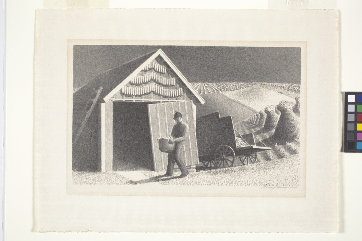 Seed Time And Harvest by Grant Wood