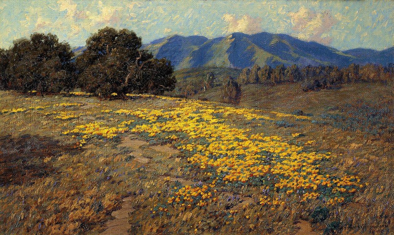 California Poppies by Granville Redmond