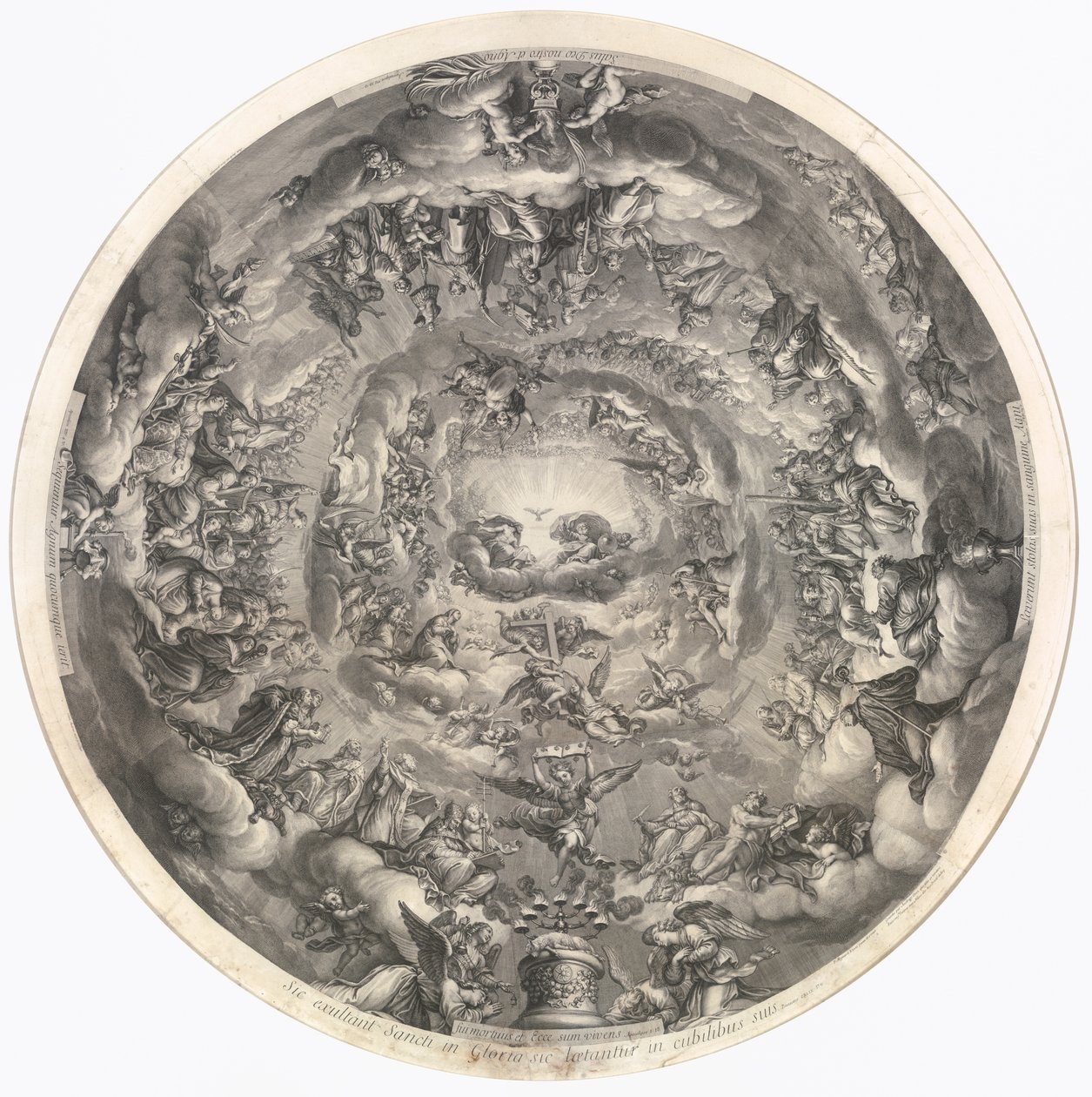 The Holy Trinity, Ceiling of the Church of Val-de-Grâce by Gérard Audran