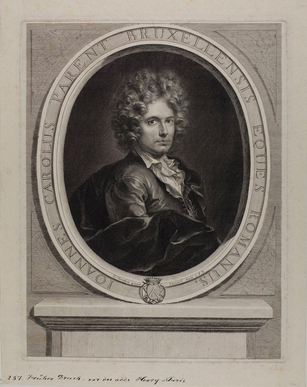 Jean-Charles Parent by Gérard Edelinck