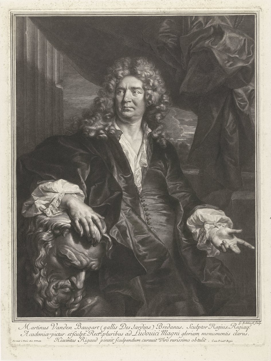 Portrait of Martin Desjardins by Gérard Edelinck