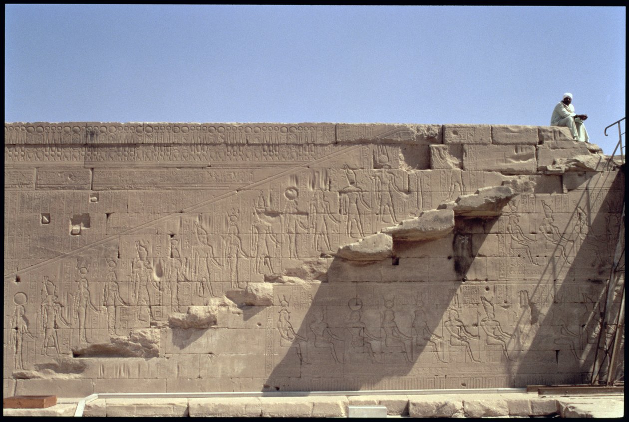 View of the Steps on the Roof, c.125 BC-AD 60 by Greco Roman