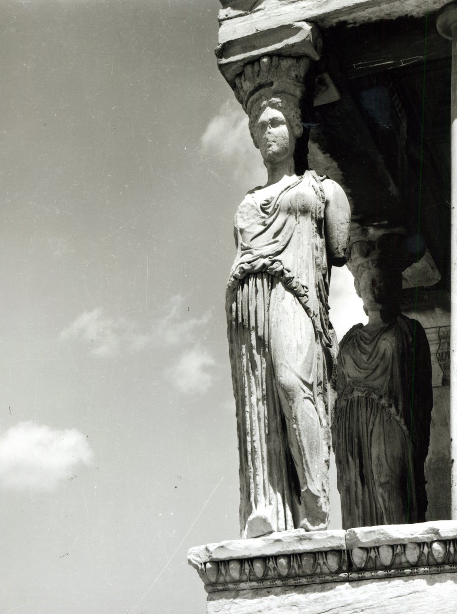 Caryatid from the Erechtheion (detail) by Greek
