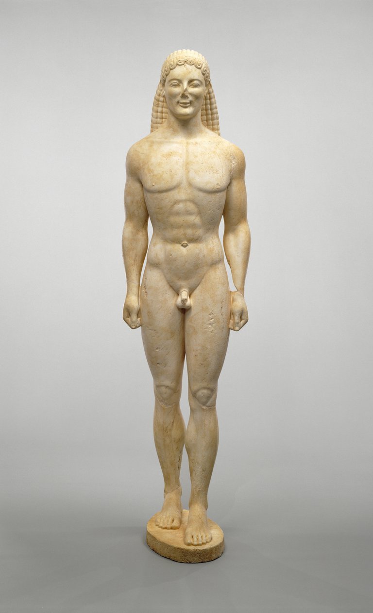 Kouros, c.530 BC by Greek