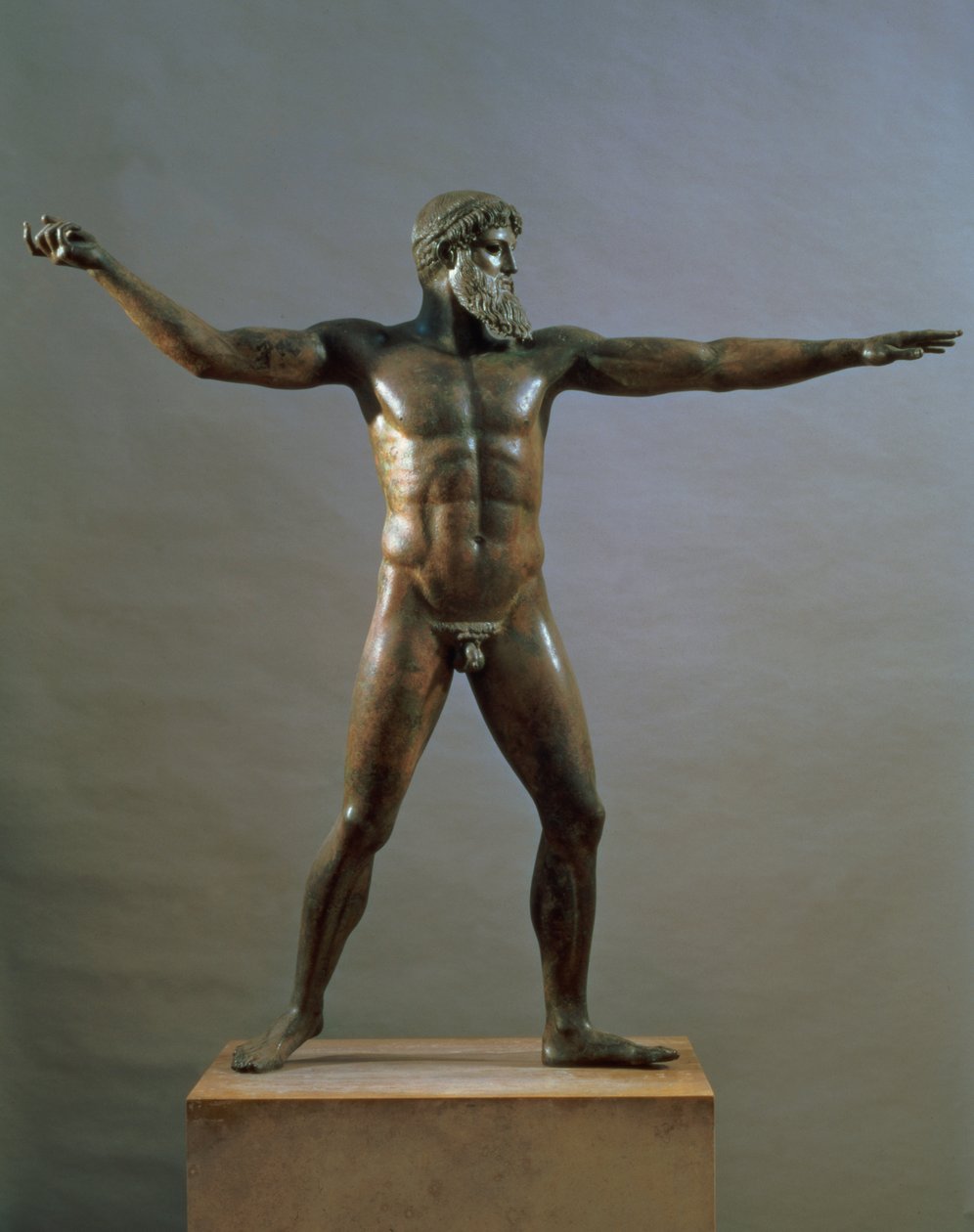 Statue of Poseidon, c.460-450 BC by Greek
