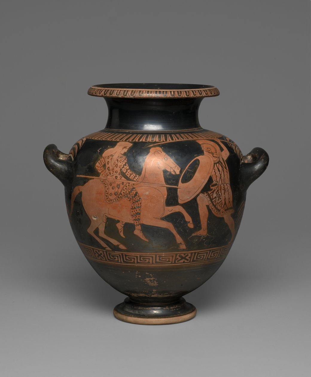 Attic red-figure stamnos, 440-430 BC by Greek