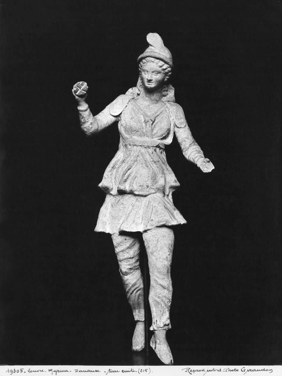 Attis dancing, Hellenistic period, second half 2nd century BC, from Myrina by Greek