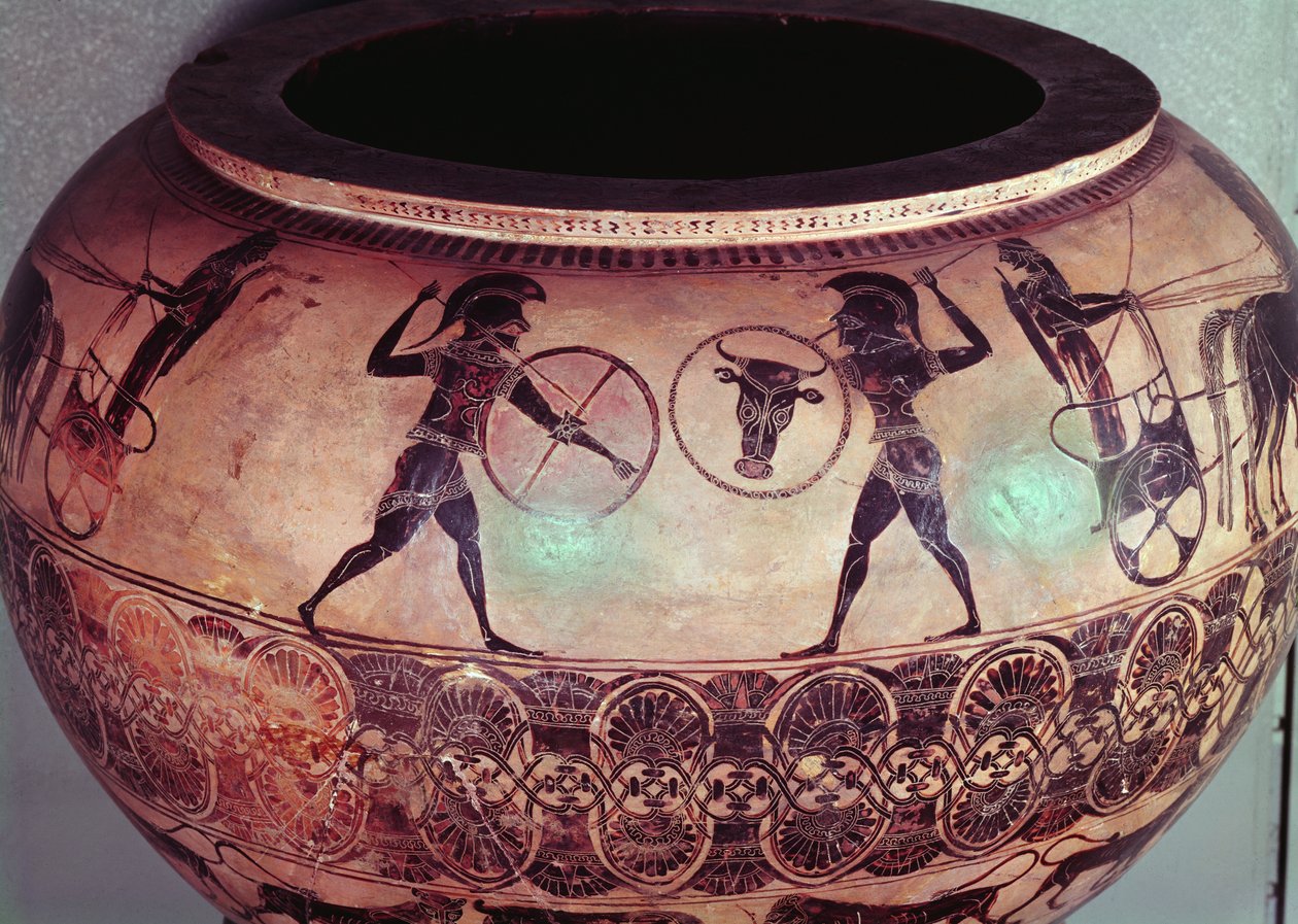 Dinos depicting Perseus and the Gorgons (detail) by Greek