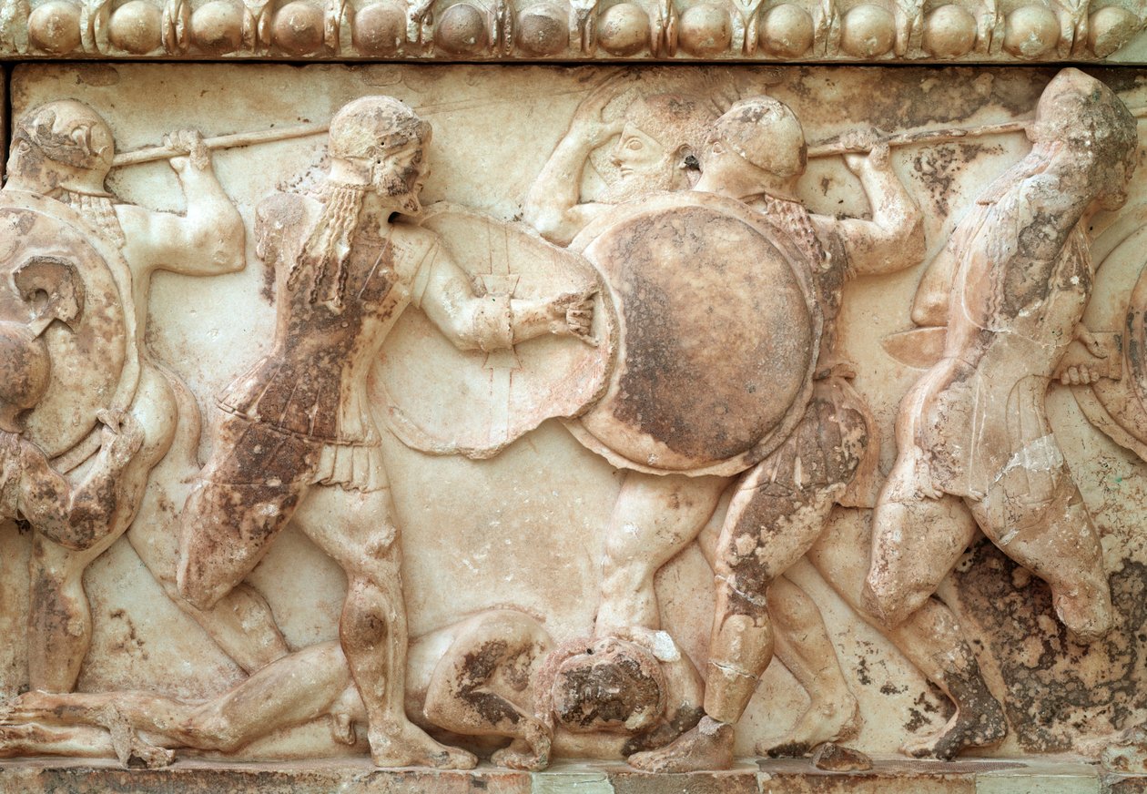 Gigantomachy (Battle Between Gods and Giants) (525 BC) by Greek