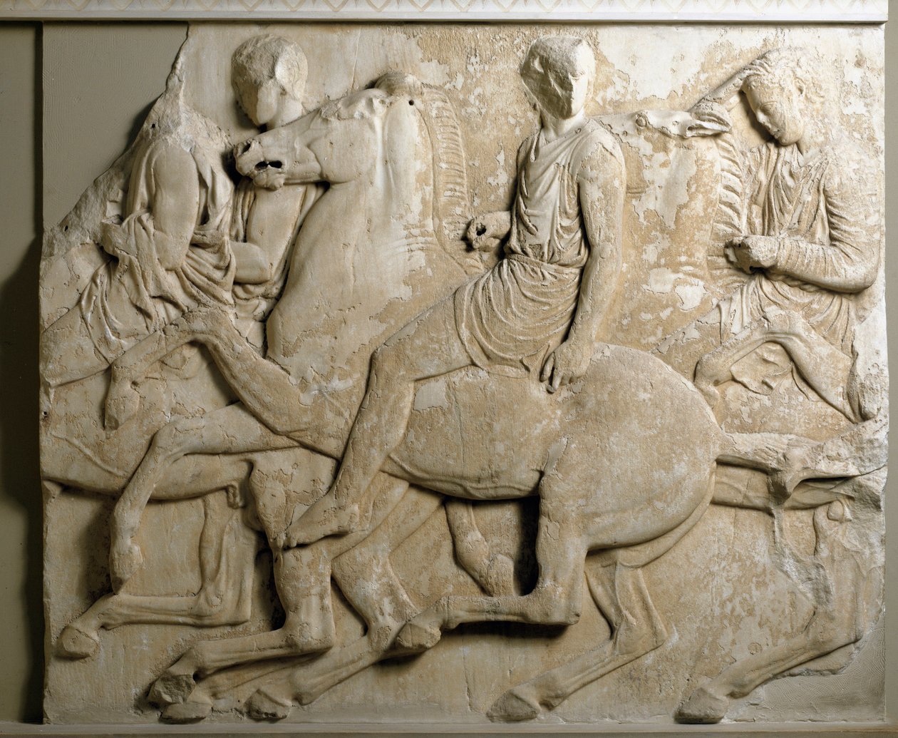 Greek Art: Galloping Riders, Parthenon Frieze by Greek
