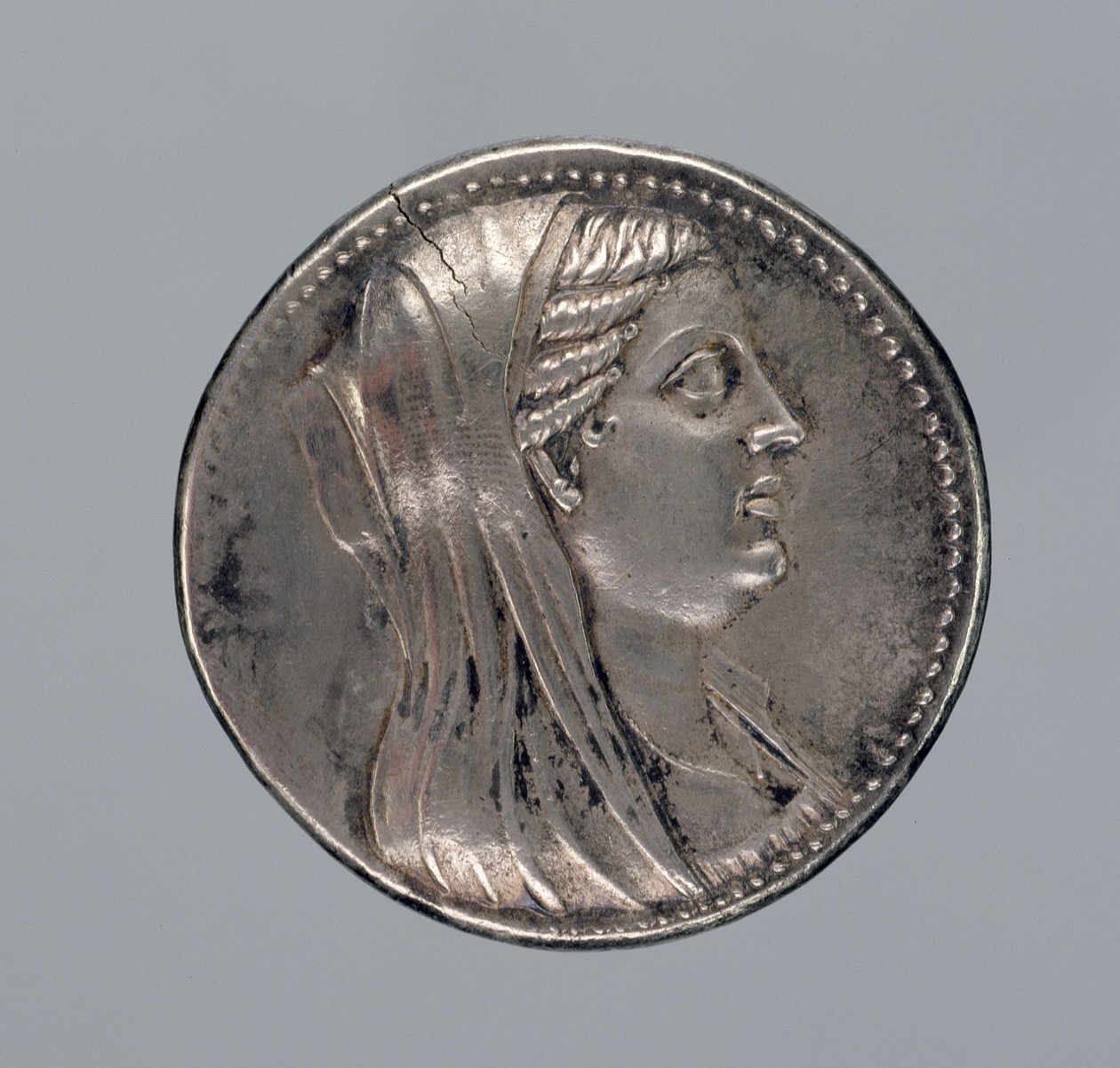 Silver Didrachma of Berenice II by Greek